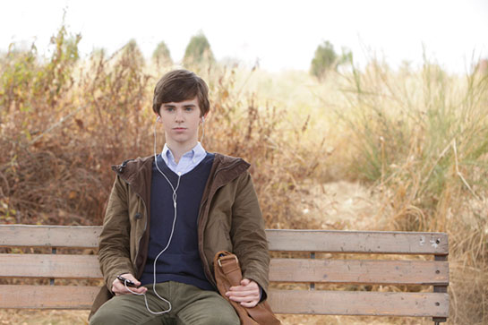 Bates-Motel_3 Freddie Highmore as Norman Bates in A&E's "Bates Motel"