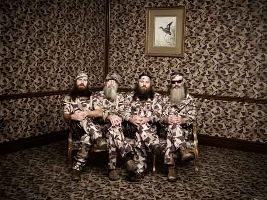 Duck-Dynasty_0410 Jase, Si, Willie and Phil Robertson of A&E's Duck Dynasty